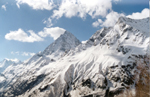 Вершина Балалакая, вид из долины пер.Алибек и Сулахат
